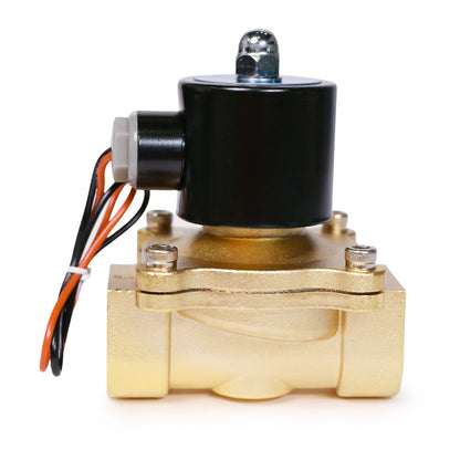 Válvula solenoide sólida estadounidense: válvula solenoide de 1” de aleación de zinc de 24 V CA, sello NBR