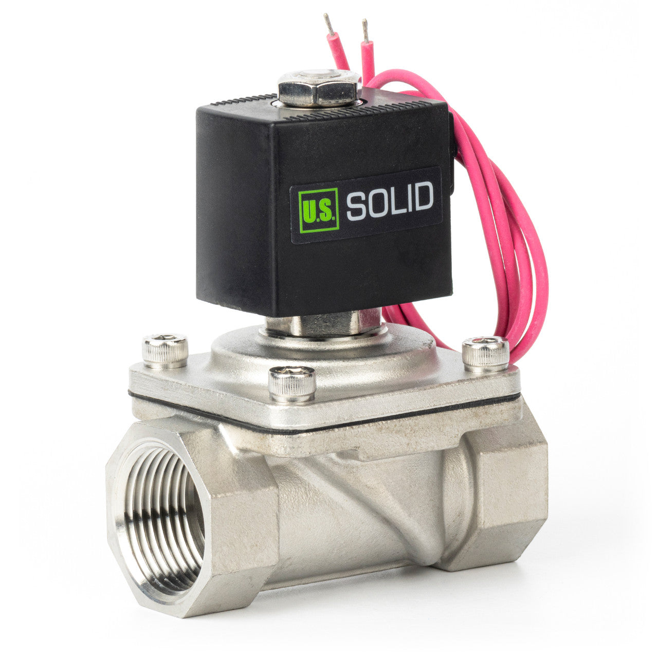 1" Solenoid Valve - Stainless Steel 110V AC Normally Closed with Viton Seal