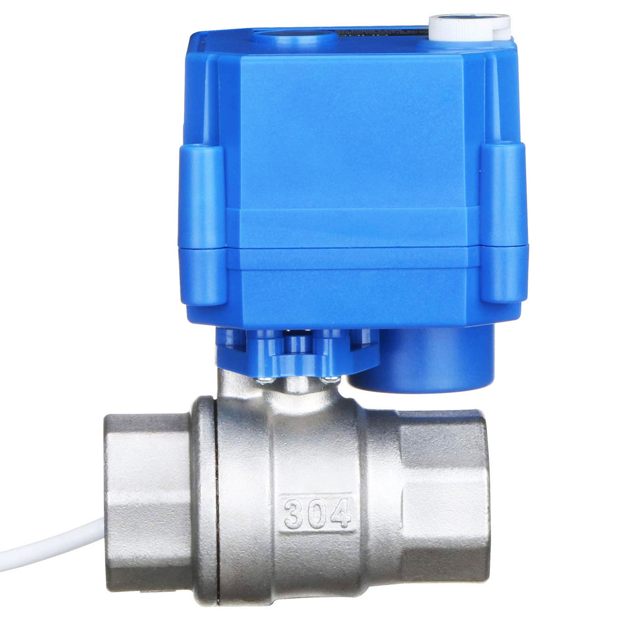 Motorized Ball Valve- 3/4" Stainless Steel Electrical Ball Valve with Manual Function, Full Port, 9-24V AC/DC and 3 Wire Setup by U.S. Solid