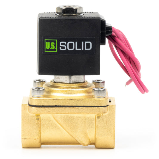 3/4" Solenoid Valve - Brass 110V AC Normally Closed with Viton Seal