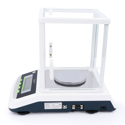 U.S. Solid 500 x 0.001g Analytical Balance, 1 mg Digital Precision Lab Scale with 2 LCD Screens, RS232 and USB Interface