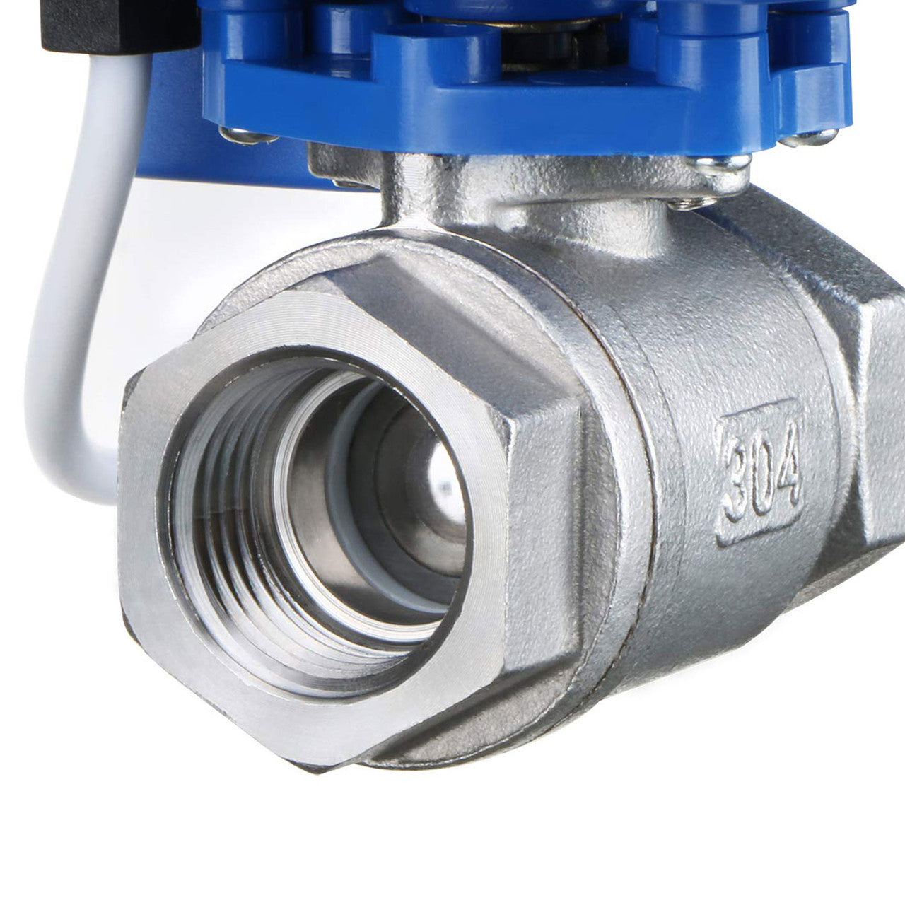 Motorized Ball Valve- 1/4" Stainless Steel Electrical Ball Valve with Manual Function, Full Port, 9-24V AC/DC and 3 Wire Setup by U.S. Solid