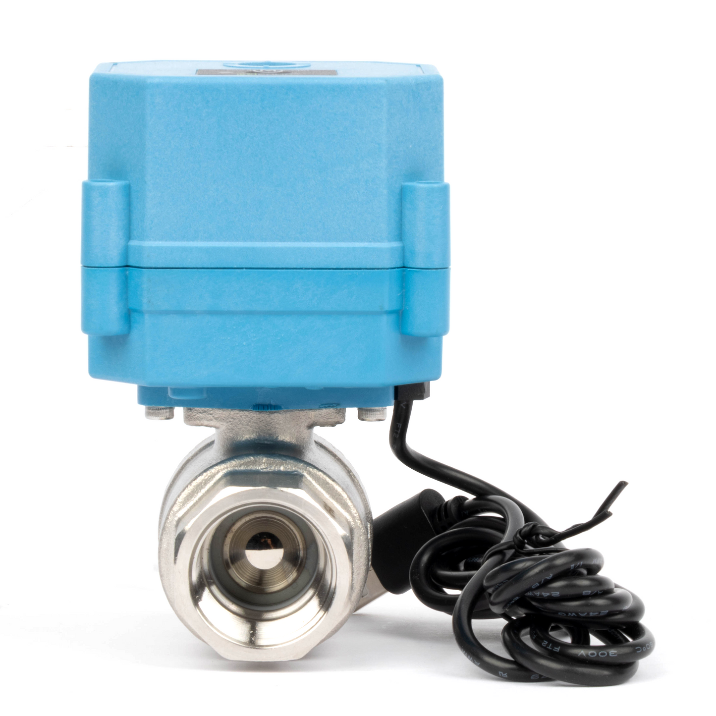 Έξυπνη μηχανοκίνητη μπάλα WiFi 3/4" 2 κατευθύνσεων από ανοξείδωτο ατσάλι, τροφοδοσία USB, ένδειξη κατάστασης LED, πιστοποίηση NSF