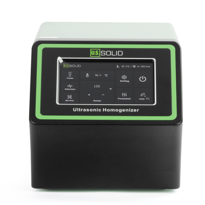 U.S. Solid Ultralydshomogenisator - 950 W, 50-1200 ml, laboratoriecellebryder og mixer, sonikator, berøringsskærm