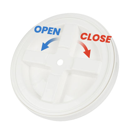 6.5갤런 플라스틱 발효통 - 나사형 뚜껑, 수도꼭지 및 에어락이 있는 식품 등급 발효기