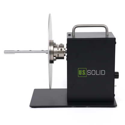 U.S. Solid Automatische Etikettenaufwickelmaschine, geschwindigkeitsverstellbarer Kernhalter 1" - 3"