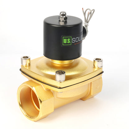 2" Zinc-Alloy Solenoid Valve - 110V AC , NBR Seal, Normally Closed