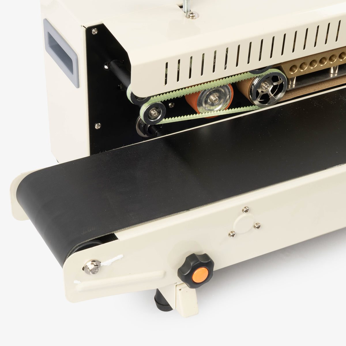 Horizontal Continuous Bag Band Sealer Extra Wide 0.98" Sealing Machine