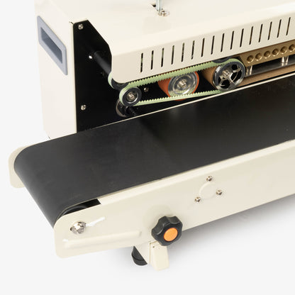 Horizontal Continuous Bag Band Sealer Extra Wide 0.98" Sealing Machine