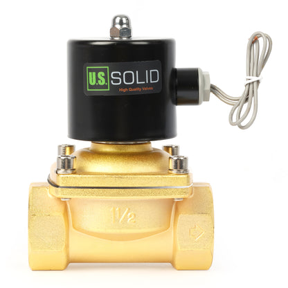 1-1/2" Zinc-Alloy Solenoid Valve - 110V AC, NBR Seal, Normally Closed