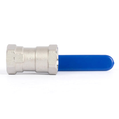Valvola a sfera da 1/2" - Valvola a sfera femmina in acciaio inossidabile 316, passaggio completo