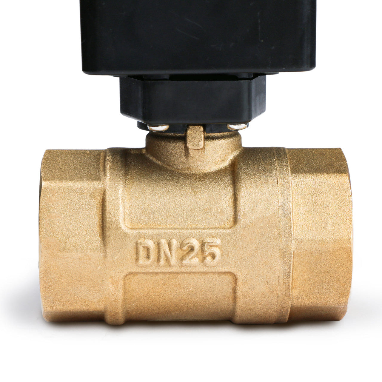 1" Motorized Ball Valve - Brass Electric Ball Valve with 3 Indicator Lights - 2 Wire Auto Return, Normally Open, 9-36V AC/DC by U.S. Solid