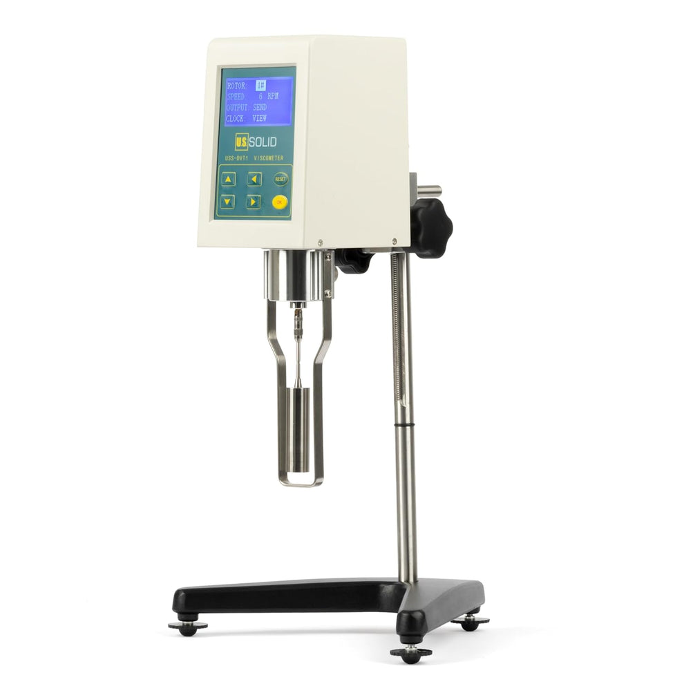 Viscometer Rotor Table Rotary Viscometer Viscosity Meter 1-2000,000 mPa, LCD Display – U.S. Solid