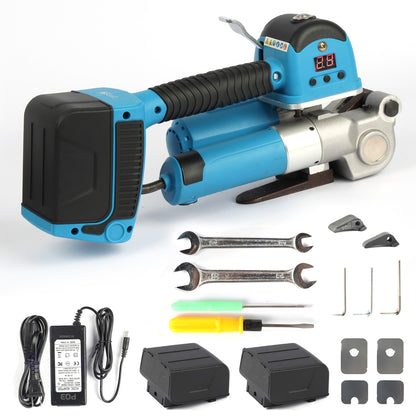 Electric Strapping Machine with LCD Screen for 5/8 - 3/4in PP PET Straps