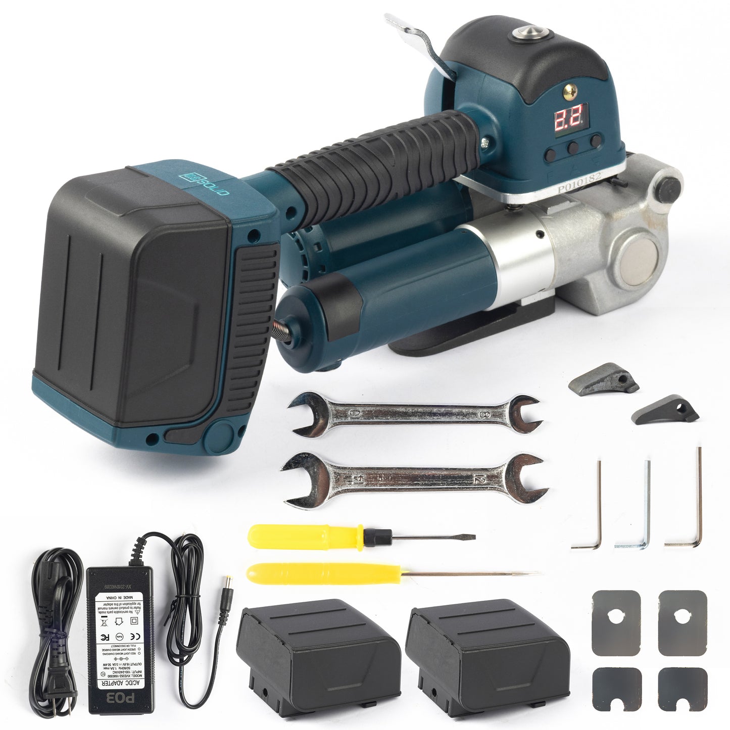 Electric Strapping Machine with LCD Screen for 3/4-1in PP PET Straps