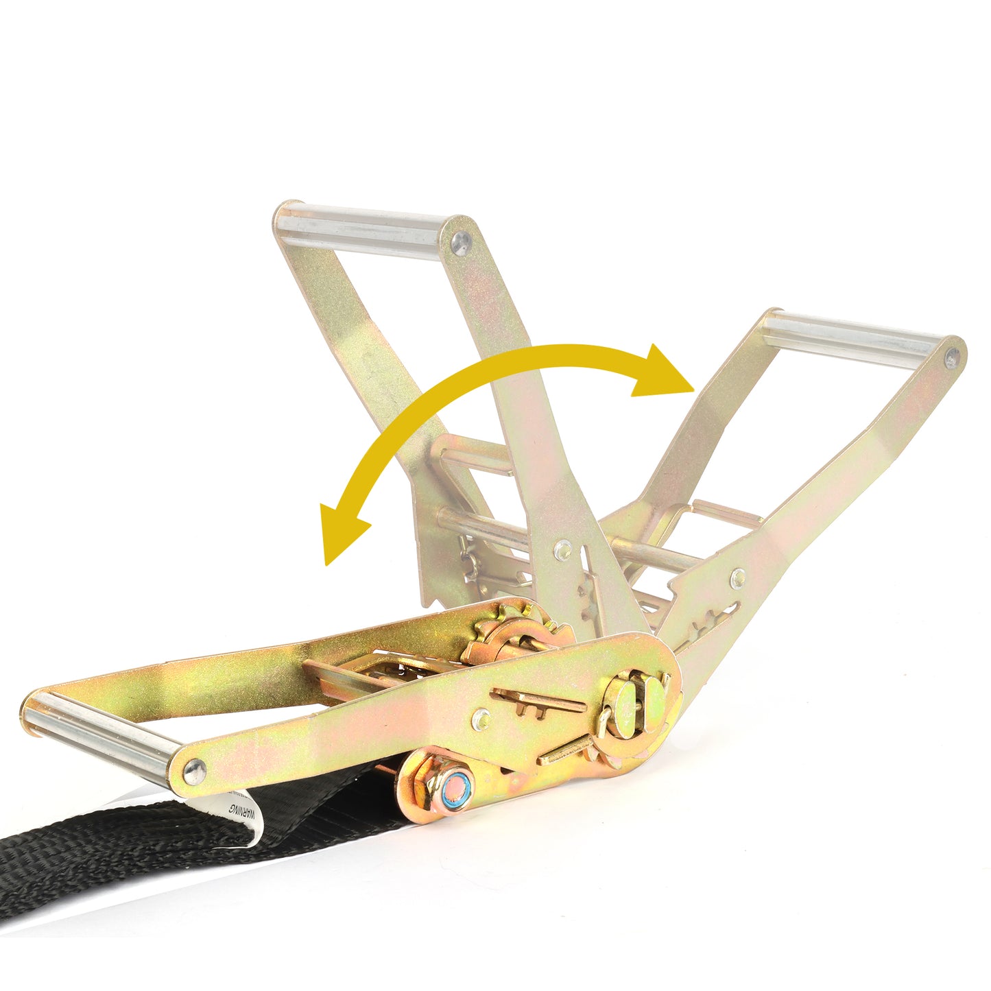 4-Pack 2 in x 29.5 ft Ratchet Tie Down Straps, 10,000 lb Break Strength, J-Hooks