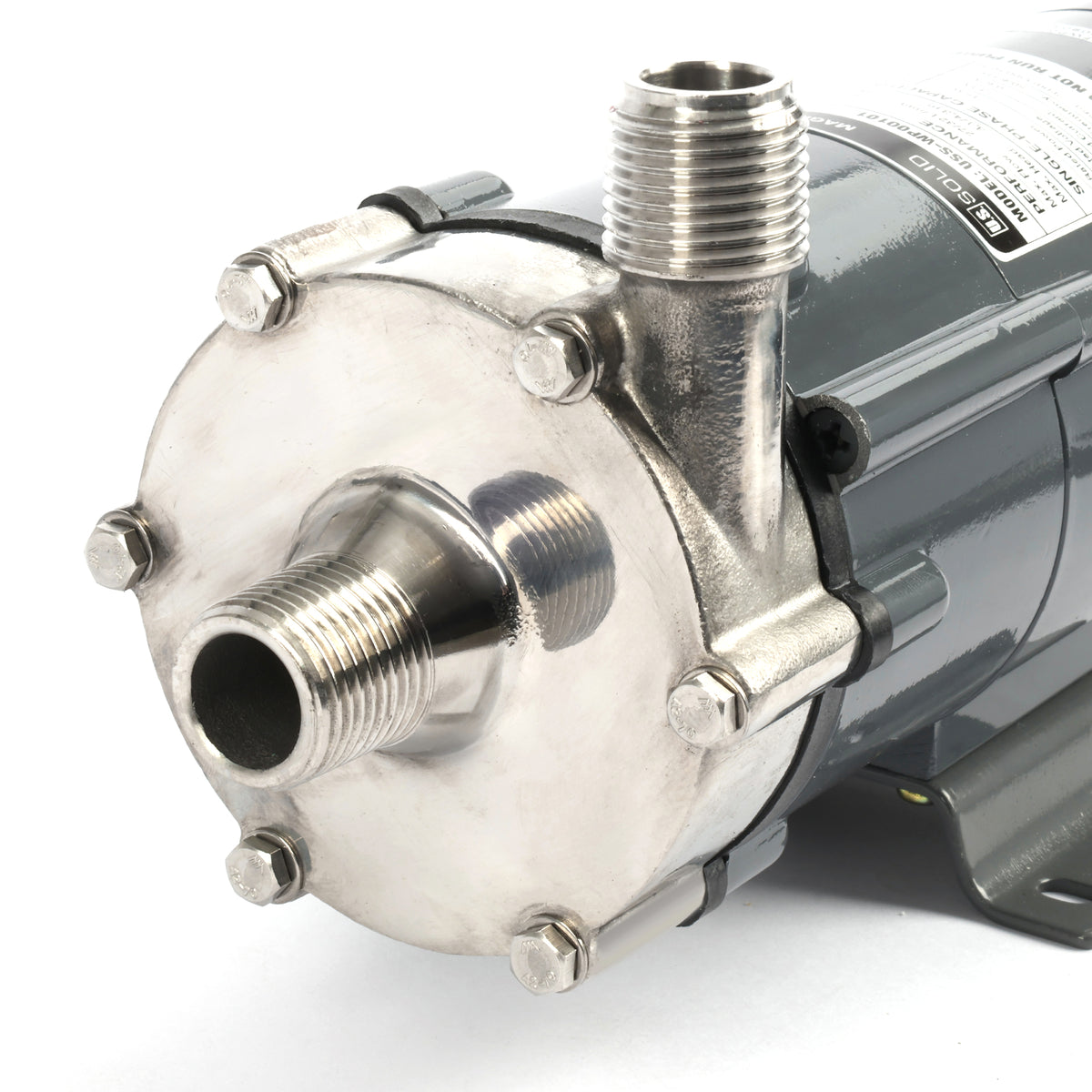Magnetic Drive Pump, 304 Stainless Steel, 8.4 GPM, 1/2" NPT, 110V