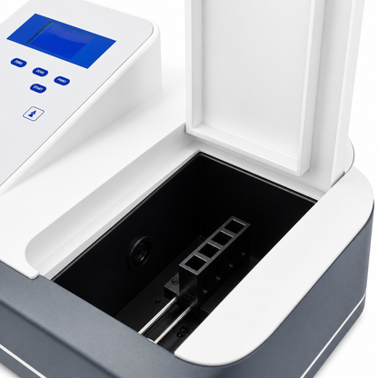 UV-Vis-Spektrophotometer, optisches Einstrahlsystem mit Verhältnisdetektion, 190–1100 nm, USB