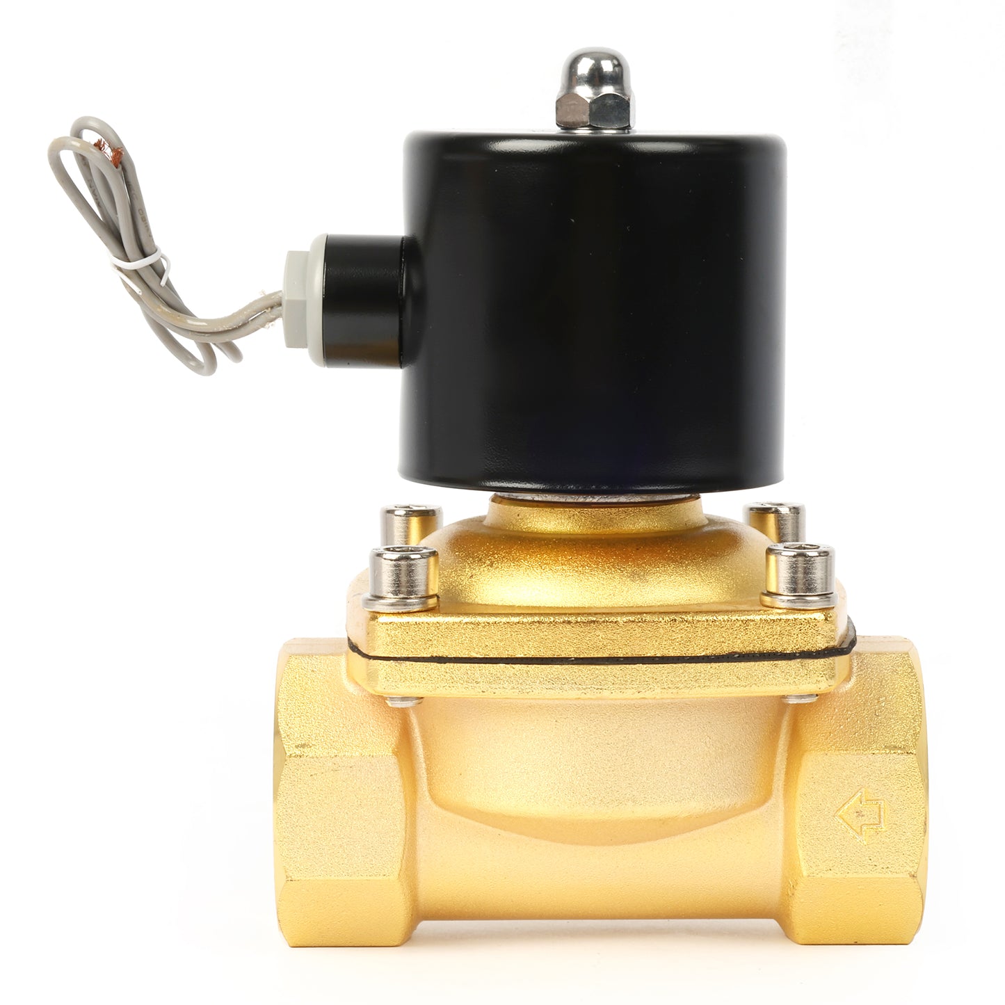 1-1/2" Zinc-Alloy Solenoid Valve - 110V AC, NBR Seal, Normally Closed