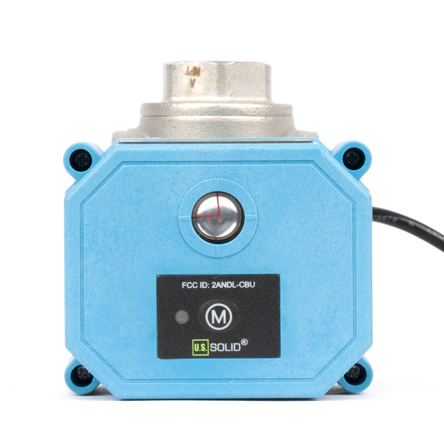 Έξυπνη μηχανοκίνητη μπάλα WiFi 1/2" 3 κατευθύνσεων από ανοξείδωτο ατσάλι, τροφοδοσία USB, ένδειξη κατάστασης LED, πιστοποίηση NSF