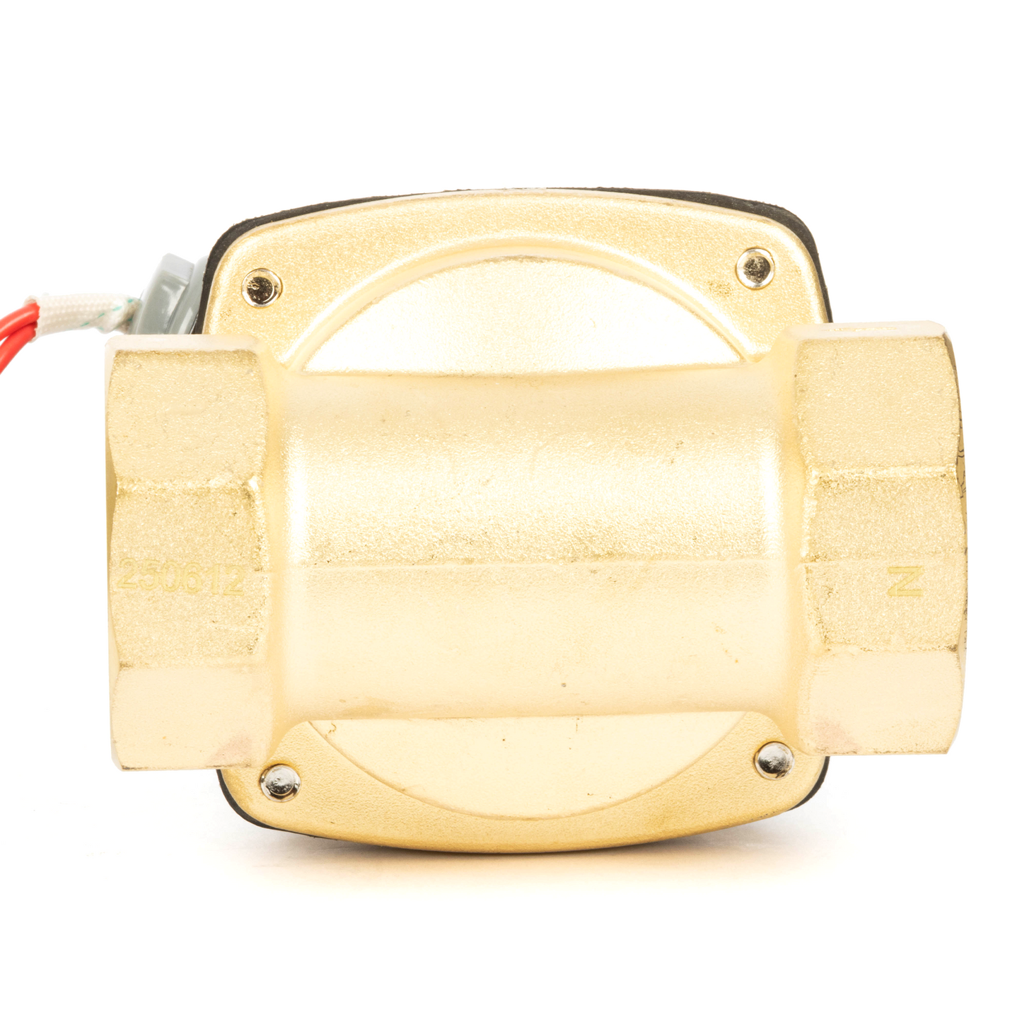 Brass Solenoid Valve 1-1/2" - 110V AC Smart Wi-Fi APP-Controlled Normally Closed