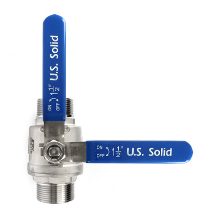 1/2" Kugelventil aus Edelstahl 304 mit Außengewinde