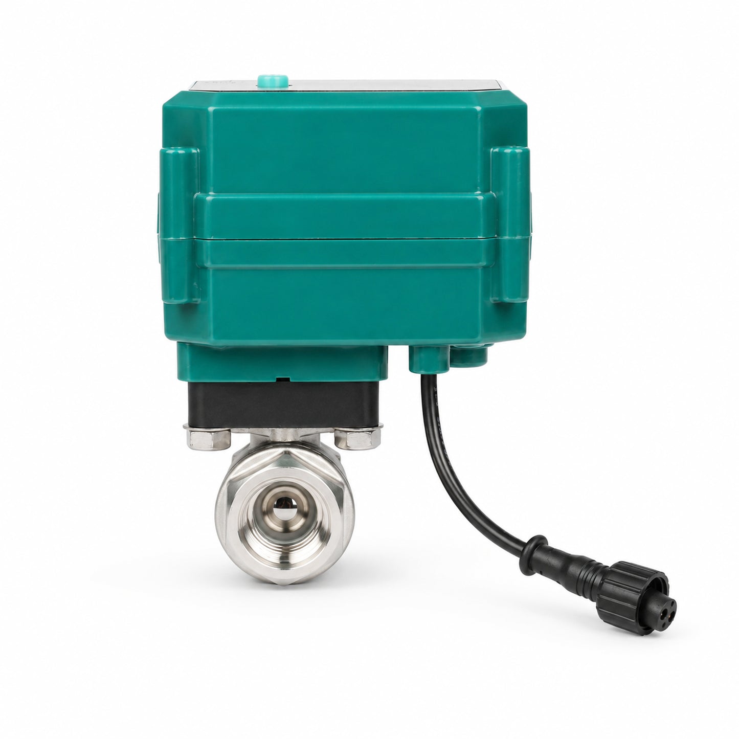 WiFi Smart vattenläckagedetektering och skyddssystem - 1/2" Smart motoriserad kulventil i rostfritt stål med 3 WiFi-sensorer