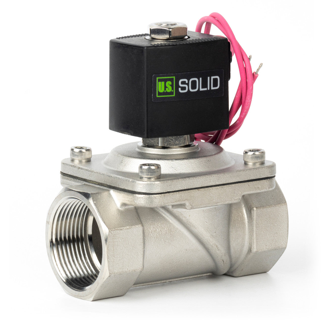 1-1/4" Solenoid Valve - Stainless Steel 110V AC Normally Closed with Viton Seal