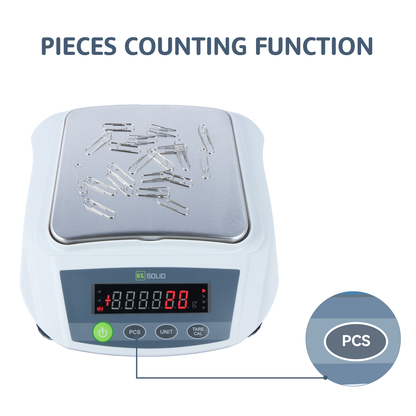 U.S. Solid 0.01 g Digital Lab Scale, 3 kg/6.6 lbs LED Display