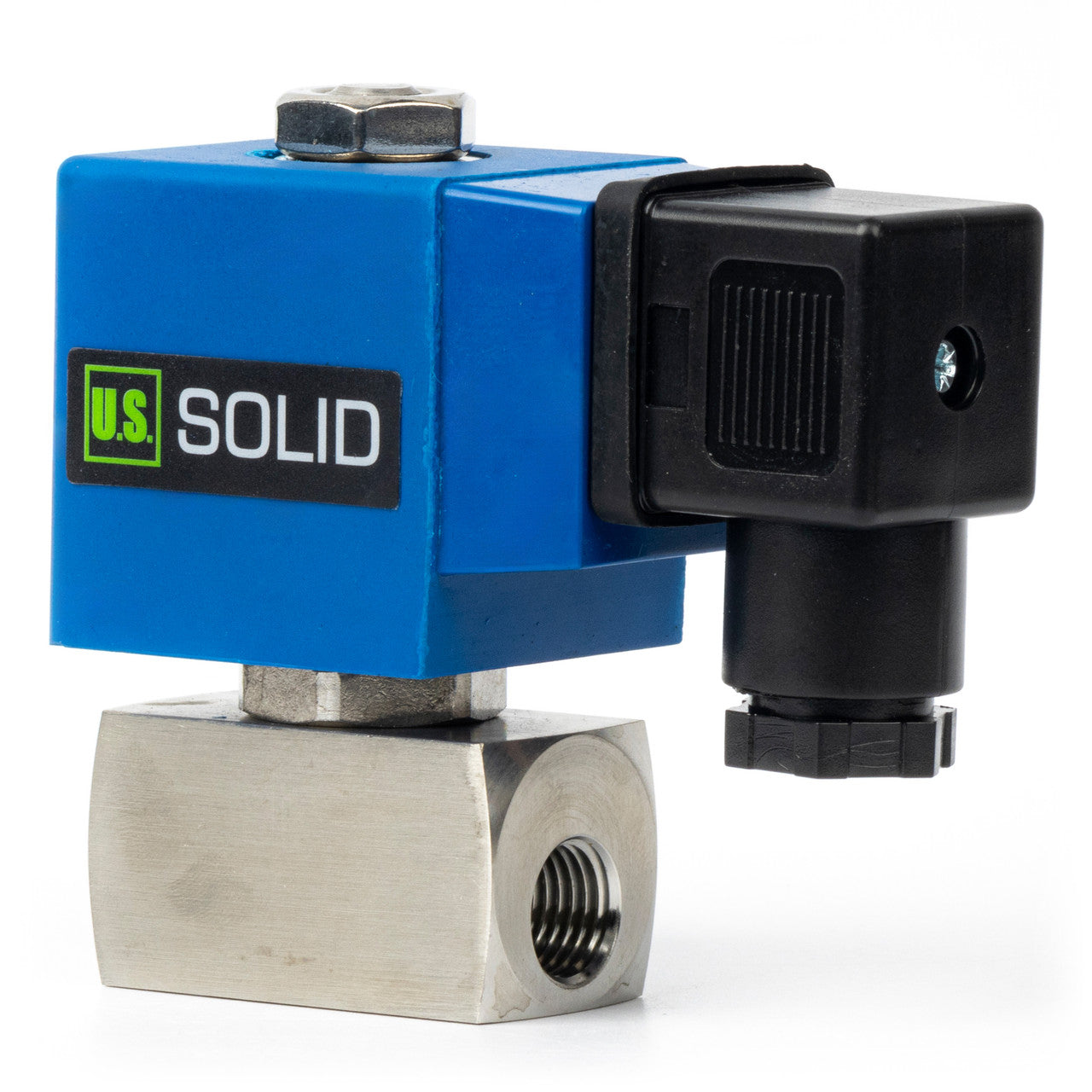 High Pressure Solenoid Valve - 1/4" Stainless Steel 100 bar, 110V AC High-Pressure High-Temperature Resistance Solenoid Valve, 248℉