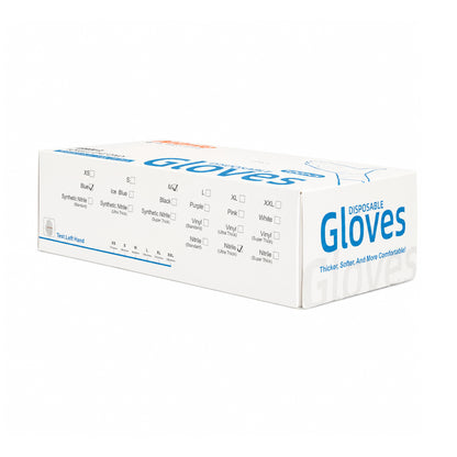 Luvas de nitrilo para exame – Sem látex, sem pó, 4g, luvas descartáveis ​​seguras para contato com alimentos para uso médico, doméstico e de limpeza.