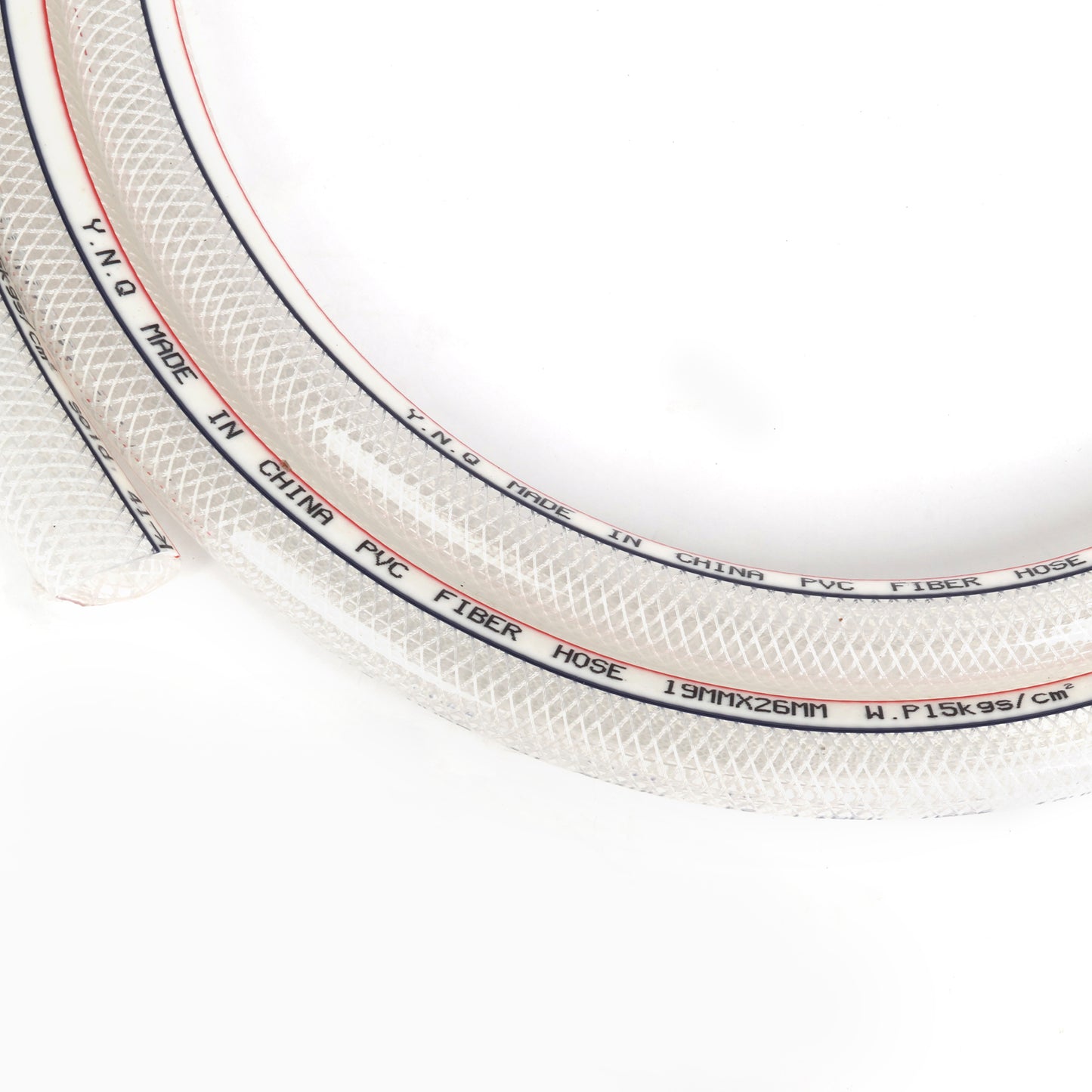 ท่อ PVC ถักแรงดันสูง - ใส เส้นผ่านศูนย์กลางภายใน 3/4 นิ้ว x เส้นผ่านศูนย์กลางภายนอก 1 นิ้ว (10 ฟุต)