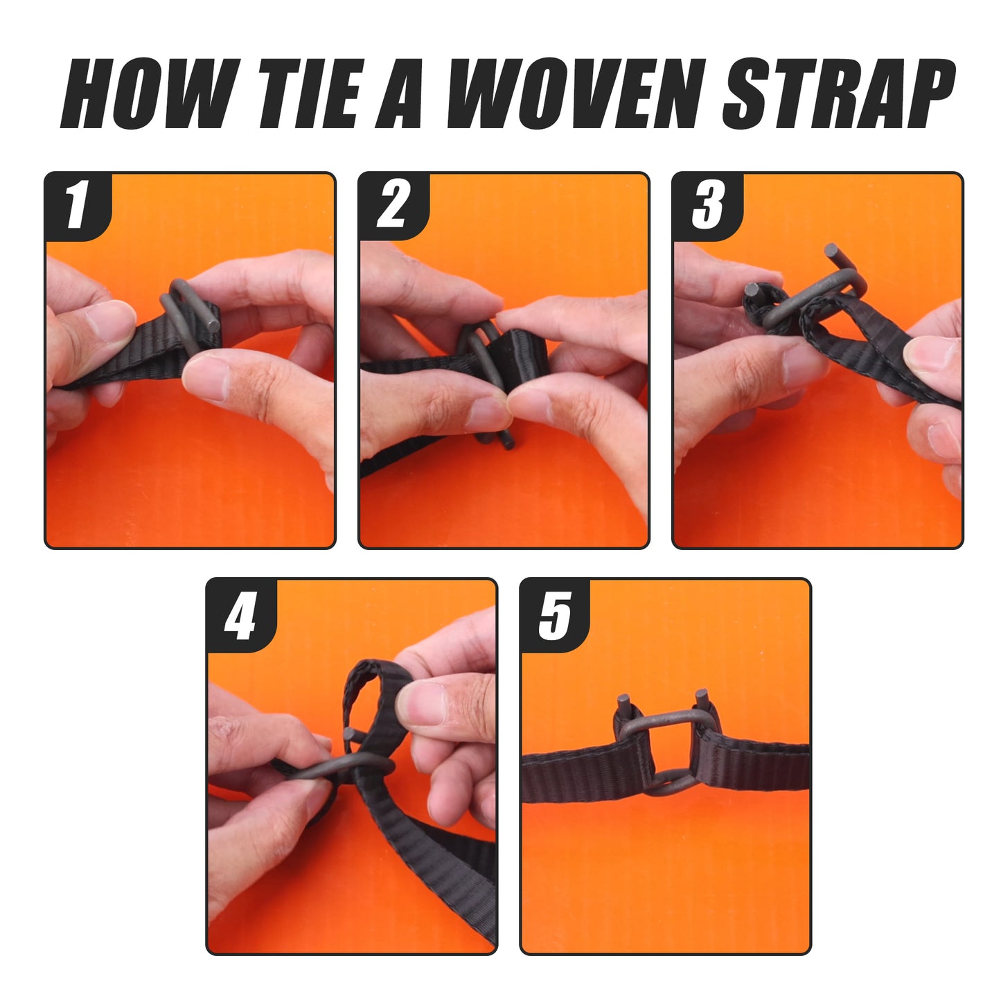 U.S. Solid Banding Strapping Kit Packaging Pallet Tool, 3/4" x 1640' Υφαντό κορδόνι, 300 τμχ Μεταλλικές πόρπες