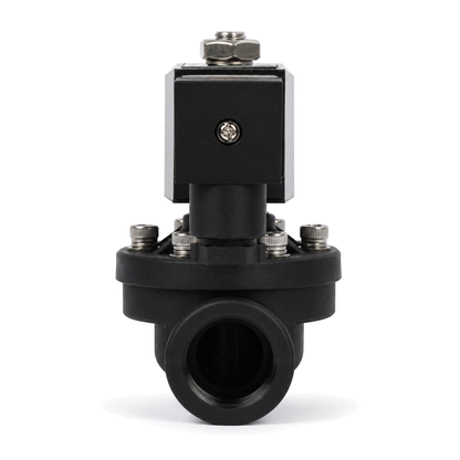 3/4" plast PA66 magnetventil 12V DC, 0-6 bar, normalt lukket, NBR-tetning for vann, luft