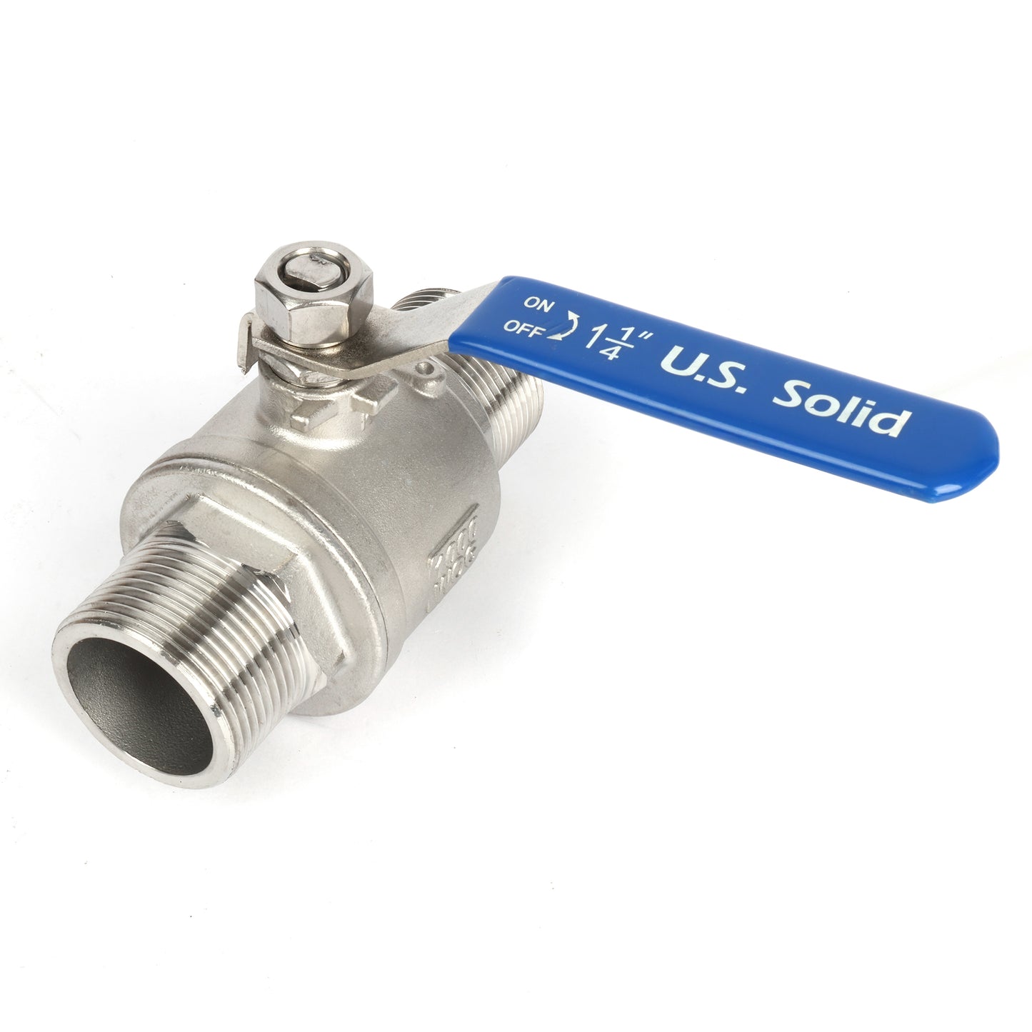1/2" Kugelventil aus Edelstahl 304 mit Außengewinde