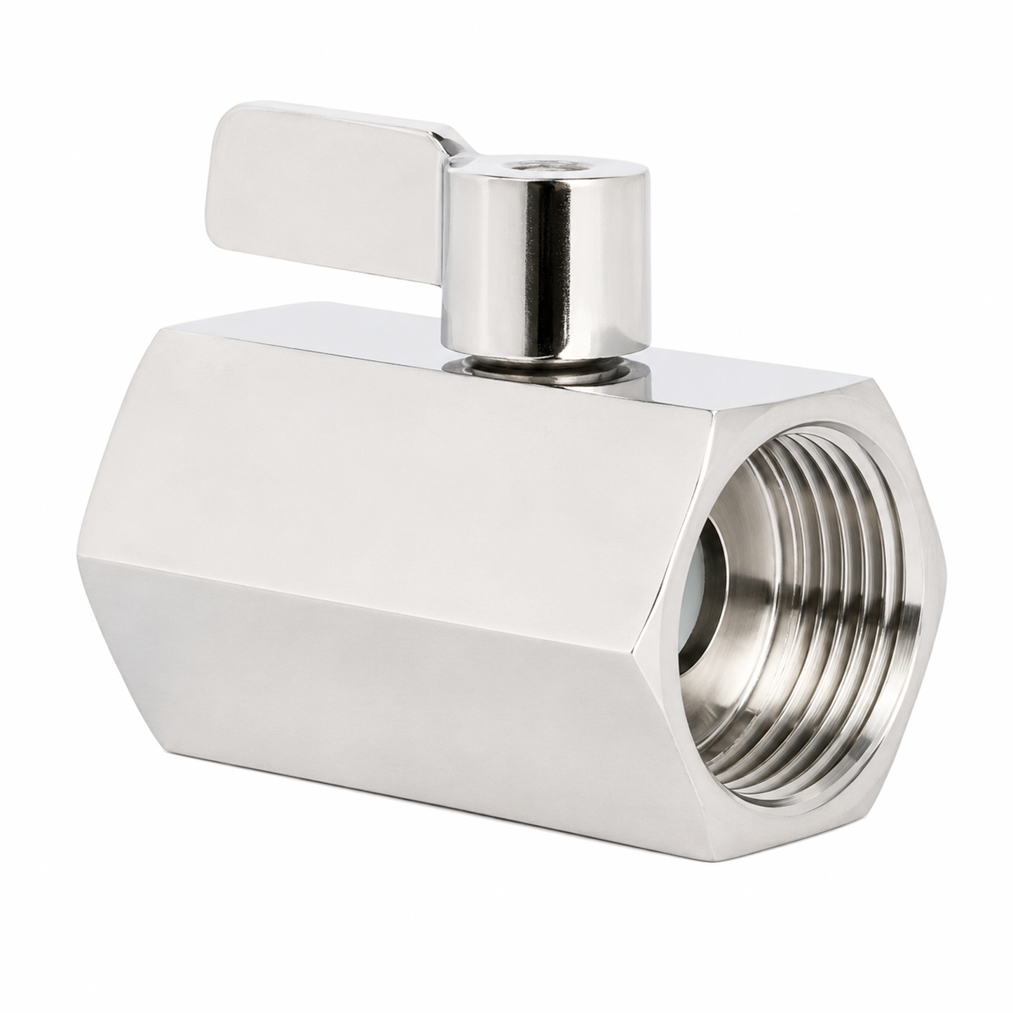 1" Mini Ball Valve 304 Stainless Steel Female Thread 2PCS