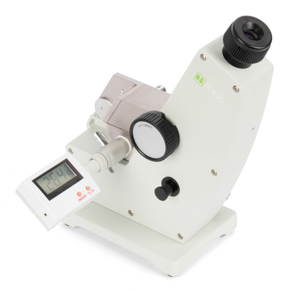 Abbe Refractometer, 1.3000-1.7000 nD, ±0.0002 nD, 0-95% Brix