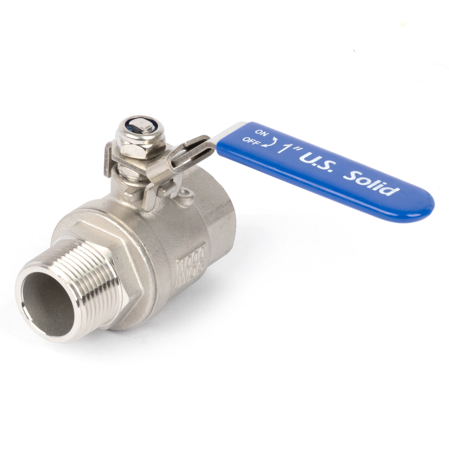 1" Ball Valve – Male x Female 316 Stainless Steel Heavy Duty, 1000WOG, Full Port with Anti-Misoperation Lock