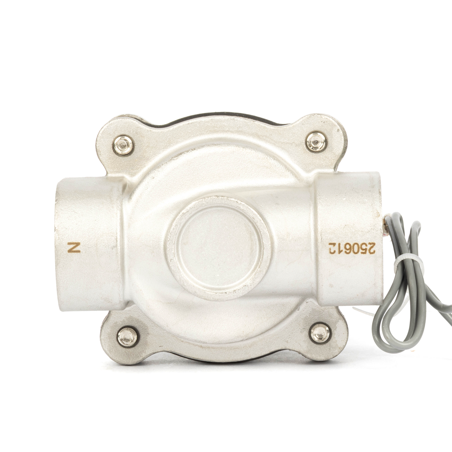 1" Stainless Steel Solenoid Valve - 24V DC Normally Closed, Viton Seal