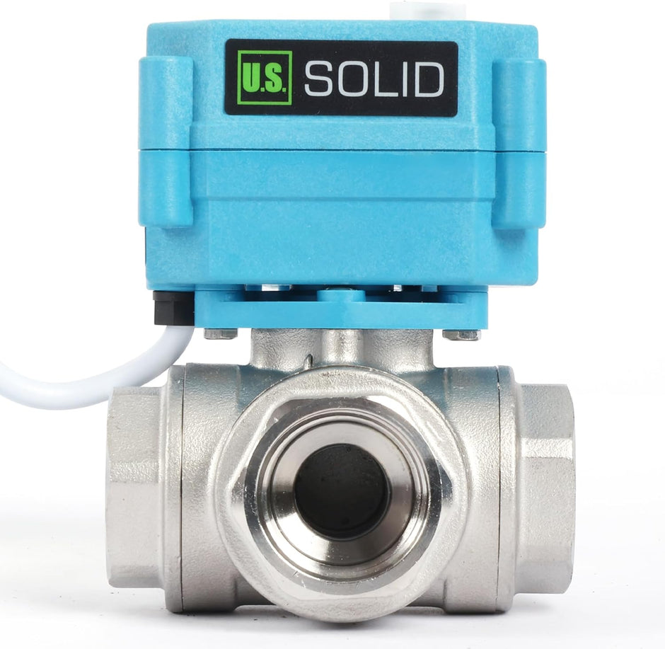 3-Way Motorized Ball Valves | U.S. Solid