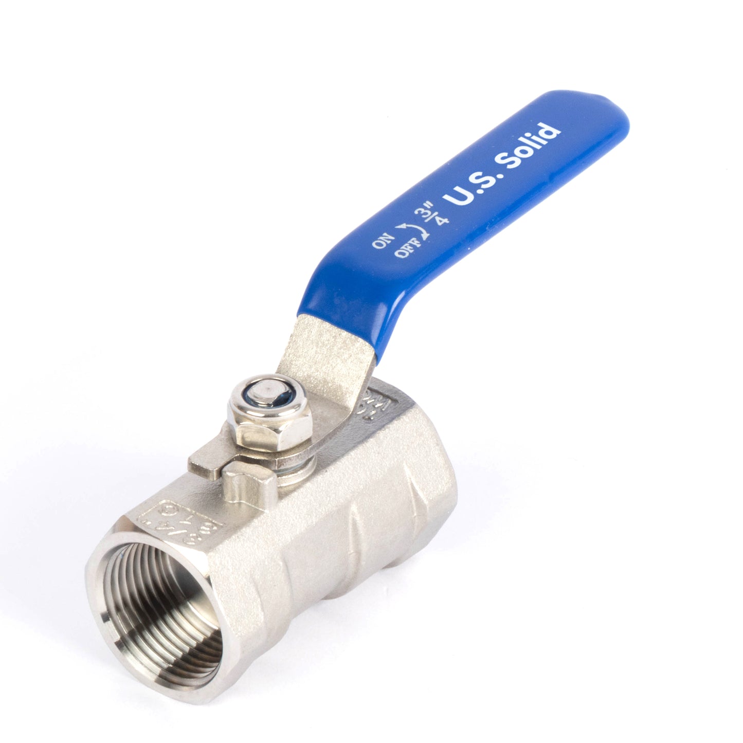 Valvola a sfera da 1/2" - Valvola a sfera femmina in acciaio inossidabile 316, passaggio completo