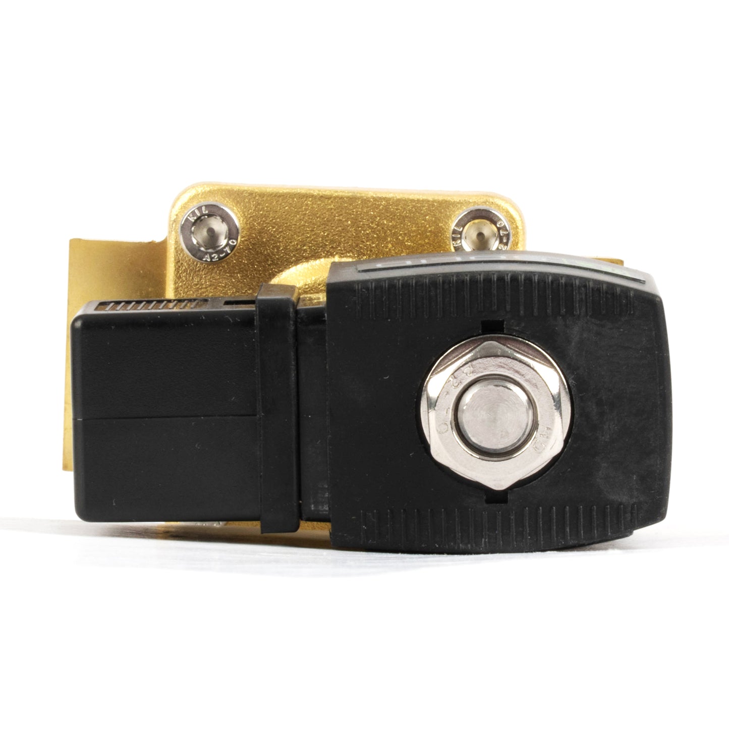 Ηλεκτρομαγνητική βαλβίδα ορείχαλκου 1/2" - 110V / 220V AC, Κανονικά κλειστή, 4,4-232 PSI, Σφραγίδα VITON