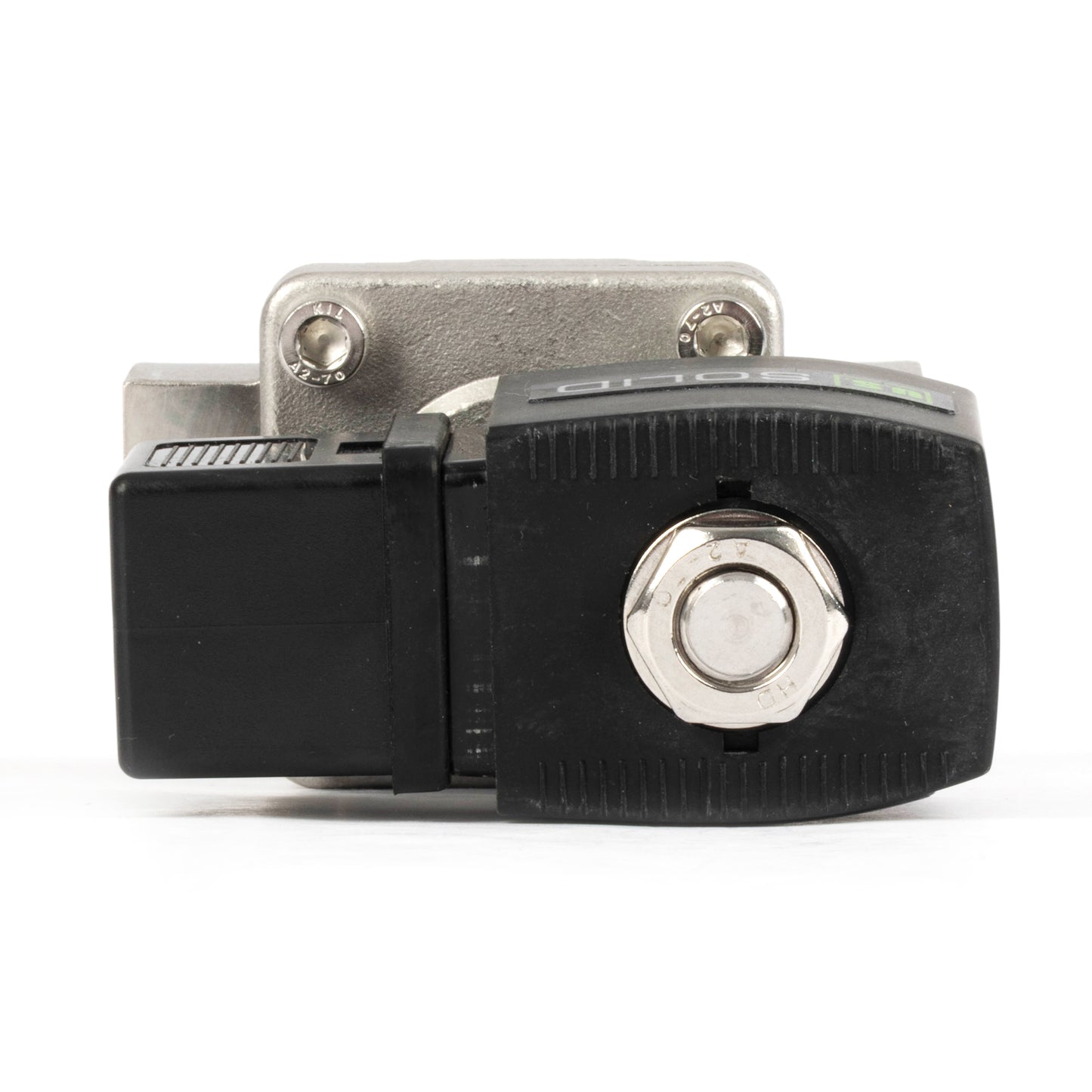 Électrovanne en acier inoxydable 1/2" - 110 V / 220 V CA, normalement fermée, 4,4-232 PSI, joint VITON