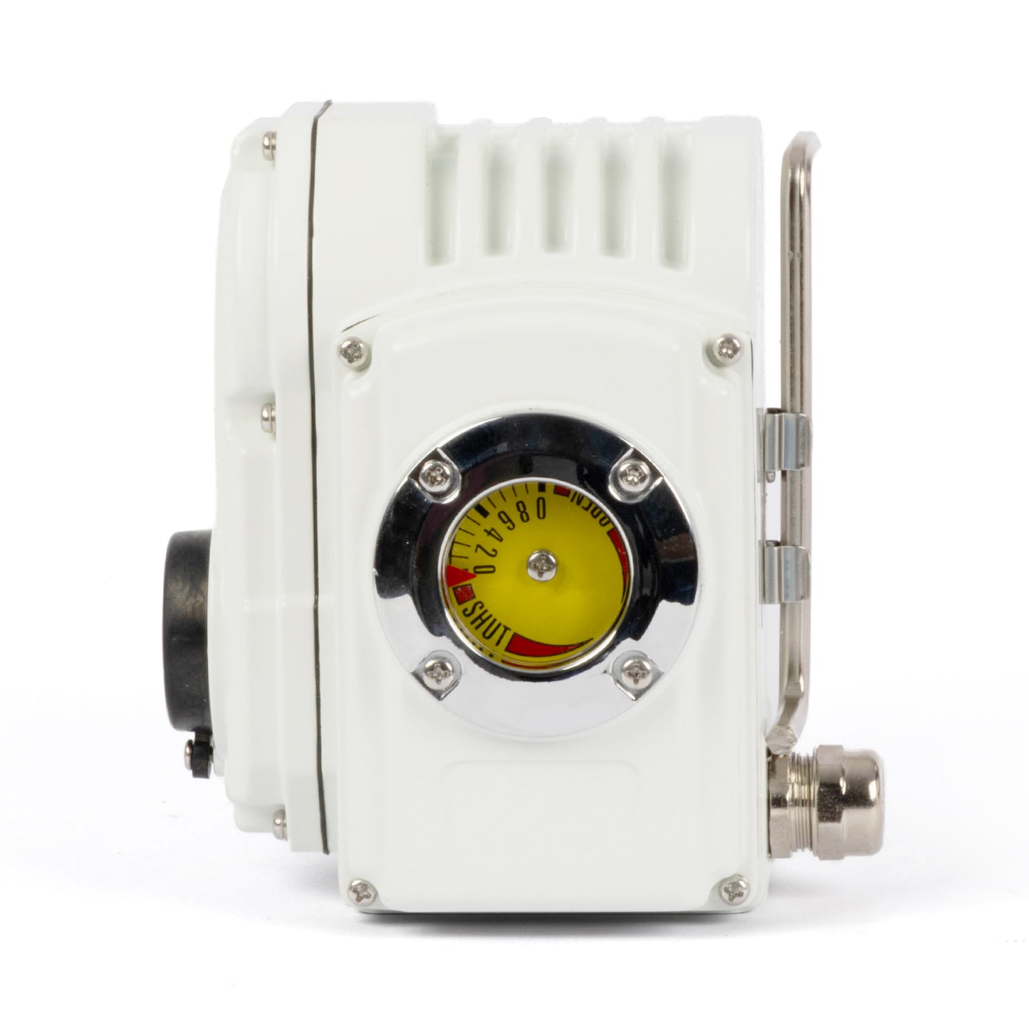 1/2" Electric Actuated Ball Valve, 110V AC Heavy Duty 3-Piece Industrial Ball Valve,304SS, ON/OFF Type, Dry Contact