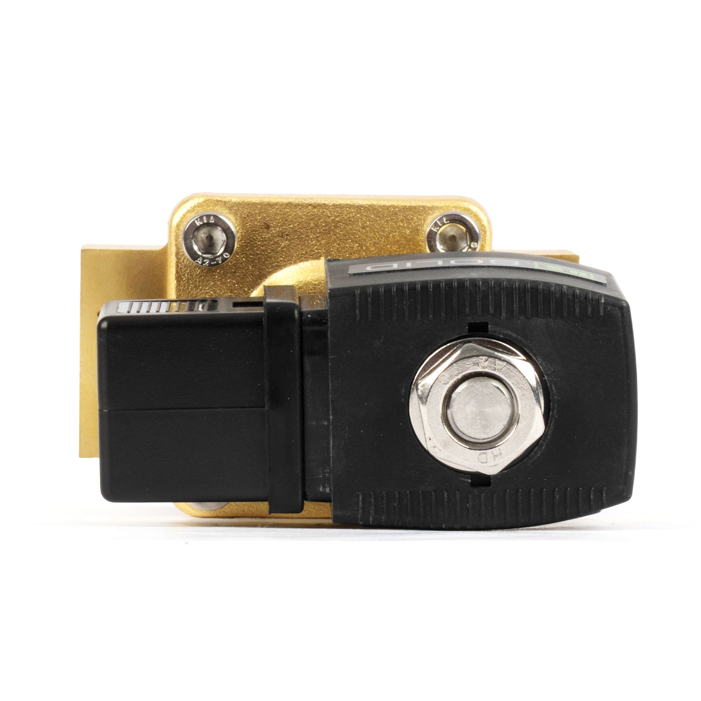 1/2" messing magnetventil - 24V AC, normalt lukket, 4,4-232 PSI, VITON pakning