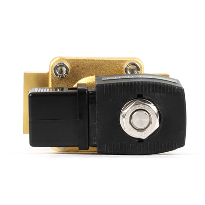 1/2" messing magnetventil - 24V AC, normalt lukket, 4,4-232 PSI, VITON pakning