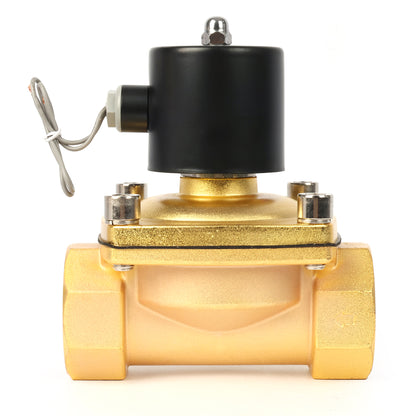 2" Zinc-Alloy Solenoid Valve - 110V AC , NBR Seal, Normally Closed