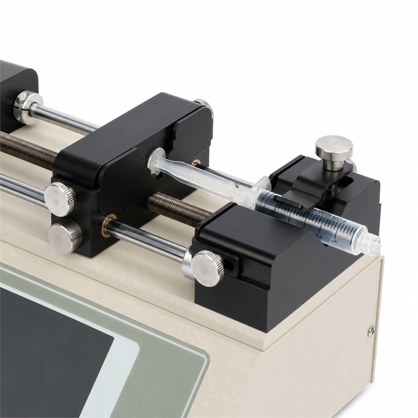 High-Precision Lab Syringe Pump, 0.7 pL/min, ±0.1% Accuracy, Touchscreen