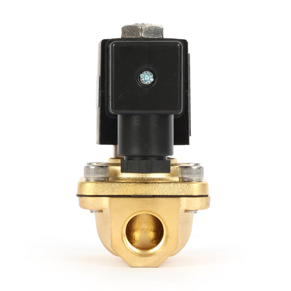 3/8" magnetventil - Mässing 110V/220V AC Normalt stängd med Viton-tätning, Kopplingsboxtyp