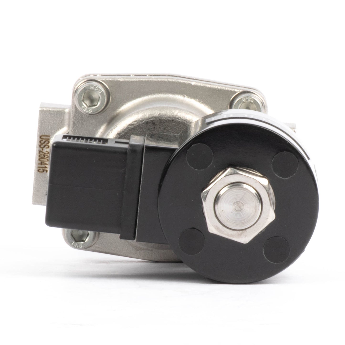 Électrovanne haute température - Acier inoxydable 3/4", 725 PSI, 24 V CA, 150 °C (302 °F), normalement fermée, joint VITON